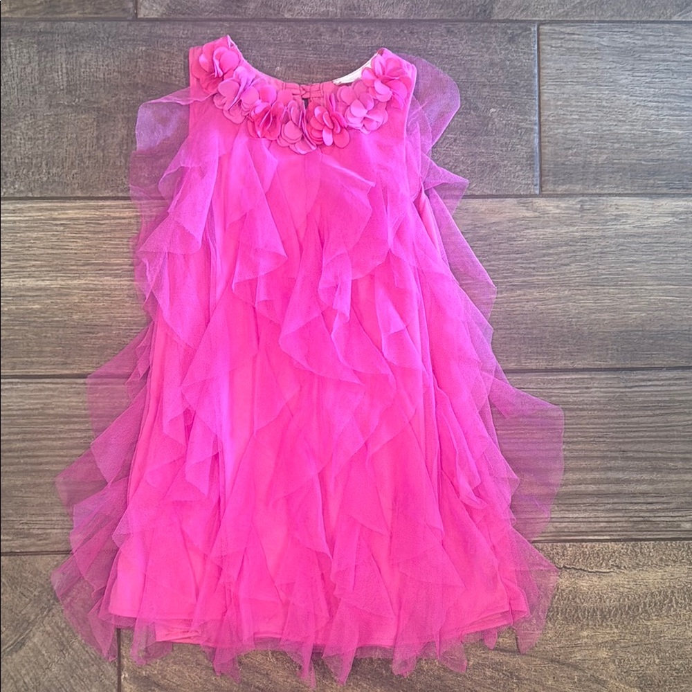 American Girl Pink Ruffle Dress